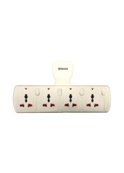 Sirocco 4 Way Socket Adaptor WT04S White