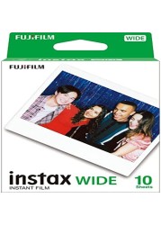 Fujifilm Instax Wide Film White Border, 10 Shot Pack