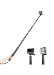 79inch Long Selfie Stick for GoPro 13/12 11 10 9 8 7 6 5 Blcak 4 Silver Go Pro Max Session, DJI Osmo Action 5 4 3 2,AKASO,Insta360 One RS R Cameras, 45-200cm Extendable Pole Monopod