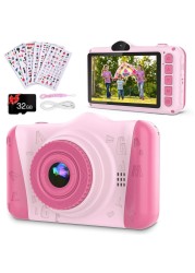 Coolwill Kids Camera for Kids 310 Year Olds 12MP HD Kids Digital Camera with 35 Large Screen 8X Digital Zoom Children Camera Toys for Boys Girls with 32G TF Card Kids Birthday Gifts