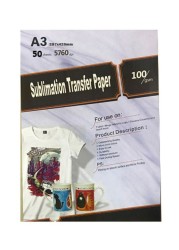 Generic 50-Piece A3 Sublimation Transfer Paper