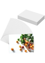 LOKUNN 50 Sheets Photo Paper 35 x 5 Inch Premium Photo Paper for Printer Picture High Glossy Paper for Printer Instant Dry Photo Paper Suitable for Flyers Calendars and Brochures