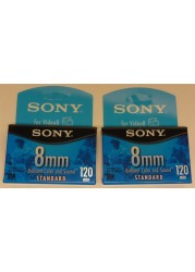 Sony 8mm Standard for Video8120 Mins P6120MPL 2 Pack