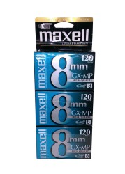Maxell GXMP 120 Camcorder tapes 3 Pack