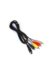 MPF Products VMC-15FS VMC15FS AV A/V Audio Video RCA S-Video Cable Cord Replacement Compatible with Select Sony Handycam Camcorder Models (Compatible Models Listed Below)