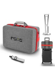 ASNOMY Carrying Case Compatible with PS5, Hard Shell Carry Case Travel Bag, Organizer Protective Case for Playstation 5 Console,Dual Controller and Accessories[Not suitable with 2023 &quot;slim version]
