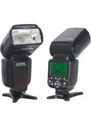 DMK Power Coopic Cf600Ex LCD Display Flash Wireless 1/8000S Hss Gn58 5500K Master Ttl Flash Speedlite For All Canon Nikon Cameras.