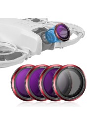 STARTRC Magnetic ND &amp; UV Filters Set, 4 Pack ND8 ND16 ND32 UV Filters Compatible for DJI Neo Drone Accessories, Neutral Density Camera Lens ND Filter, Ultra Slim Aluminum Frame