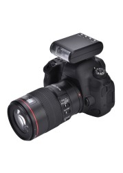 Pomya Mini Flashlight Portable Digital OnCamera Flash Speedlite Hot Shoe Mount Flashlight for DSLR Cameras