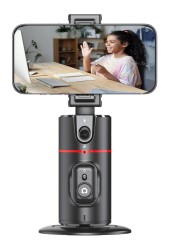 Yeasha,
Generic
Phone Tracking Tripod 360&deg; Rotation Face Tracking Tripod Foldable Auto Face Tracking Phone Holder For Video Vlog Live Stream No App Required Gesture Control.
