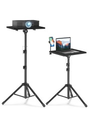 Facilife Projector Stand Tripod - Laptop Tripod Projector Stand Adjustable Height 22 to 47 Inch, Projector Tripod Stand, Tripod for Porjector, Projector Stand for Outdoor Movies