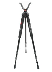 BOG Havoc Tripod Shooting Rest with Lightweight Aluminum Construction, High Density Foam Grips, Twist-Style Lock Legs, and Non-Marring Universal Shooting Rest Head for Hunting, Shooting, and Outdoors