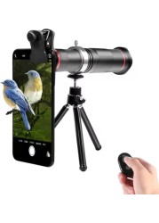 lumthou High Power 48X HD Phone Telephoto LensPhone Camera Accessories for iPhoneSamsung and Most Smartphoneshiftcam Lens for Bird Watching Hunting Hiking Camping