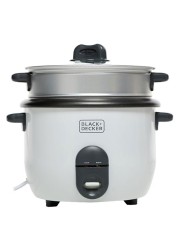 بلاك آند ديكر جهاز طبخ الأرز RC1860-B5 - أبيض