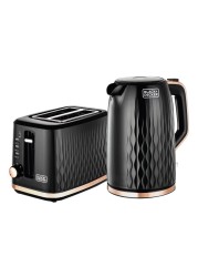 بلاك أند ديكر طقم إفطار MBF90-B5 - أسود وذهبي وردي