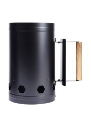 Coal Burner and Charcoal Chimney Burner Starter for Bbq Barbeque - Steel Cooking Stove Fire Chimney Starter BBQ Tools