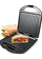 Yeasha,Sandwich Toaster Toastie Maker Nonstick Double Side Hot Plates