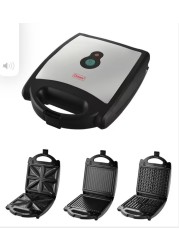 Dessini 3 In 1 Detachable Non Stick Sandwich Maker 1400W