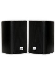 Acoustic Audio by Goldwood AA351B 2 Way High Performance Indoor Outdoor 500W Speakers with Powerful Bass 1 Pair Black