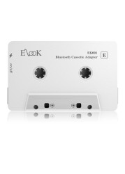 Elook Car Audio Receiver, Bluetooth Cassette Receiver Tape Aux Adapter Player with Bluetooth 5.0, White