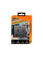 Armor All Audio Aux Cassette 3.5mm Adapter, Connect Smartphones/Tablets/Other Items With The Wire, Plug/Answer Button For Calls/Scrolling Through Music Tracks, etc., Easy-To-Install