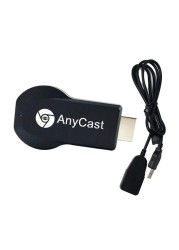 Anycast - M2 Miracast HDMI Wi-Fi Display Dongle Receiver Black