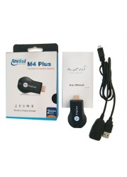 AnyCast M4 Plus HDMI TV Dongle With Roid Stick Black