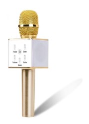 Generic Portable Wireless Karaoke Microphone Gold