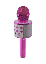 Generic Ws-858 Wireless Karaoke Microphone Ws-858-Pink Pink/White