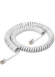 SOUTHWESTERN BELL S60067 White Handset Cord 12 Feet