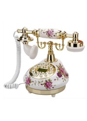 TelPal Retro Vintage Antique Telephone Old Fashioned with Push Button dial for Home Decor