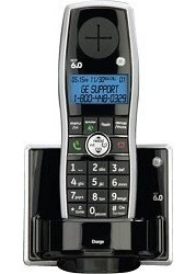 GE Dect 6.0 Black Cordless Accessory Handset for 28871 and 28861 Phones (28802FE1)