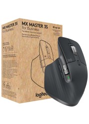 ماوس لوجيتك MX Master 3S (ماوس أعمال، قابل لإعادة الشحن، بلوتوث، لوجي بولت لاسلكي، جرافيت)