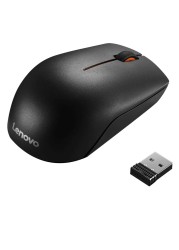 لينوفو 300 ماوس مدمج لاسلكي USB صغير الحجم - أسود