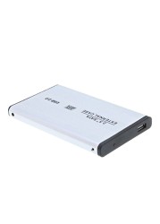 Generic USB 2.0 Sata Hard Disk Drive External Adapter Case, White