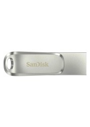 سانديسك ألترا محرك أقراص USB فاخر مزدوج نوع-C محرك فلاش 256 غيغابايت