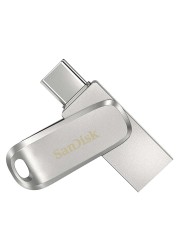 سان ديسك آلترا دوول درايف لوكس USB من النوع C سعة 512 غيغابايت - فضي