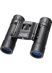 BARSKA Lucid View 10x25 Compact Binoculars Blue Lens