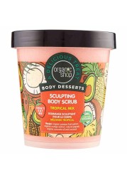 Organic Shop Tropical Mix Body Desserts Sculpting Body Scrub Pink 450ml