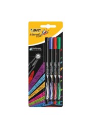 Bic Intensity Fineliners Pen Multicolour 1mm 4 PCS