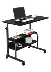 Computer Desk Home Office Desks Standing Adjustable Laptop Desk for Small Spaces, Portable Work Study Desk Table, Modern Pc Gaming Desk with Storage for Bedroom