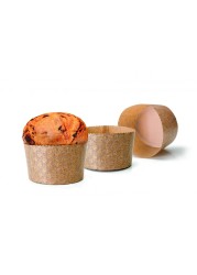 Ibili Pack of 5 Disposable Panettone Paper Molds - 500 Grams