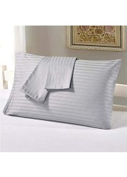Dream Bell 1Pc Cotton 300tc Pillow Cover - Grey