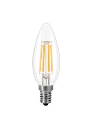 Generic-4W LED Light Bulb 2700K Warm White E14 Base Candelabra Bulb LED Lamp 40W Equivalent Clear Filament Vintage Style LED Light Bulb