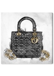 Oliver Gal &#39;Christian Essentials Black II&#39; The Fashion Wall Art Decor Collection Contemporary Premium Canvas Art Print