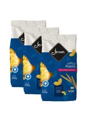 Jenan Macaroni Rigate Pasta 400g Pack of 3