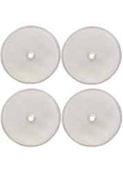 Universal French Press screen 4 inch for 34oz/8 cups/1000ml coffee press, 4 Pack french press filter replacement screen with metal center ring