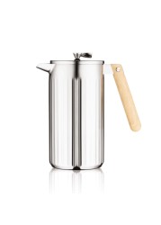 Bodum 12oz Douro Double Wall French Press Coffee Maker Polished Stainless Steel