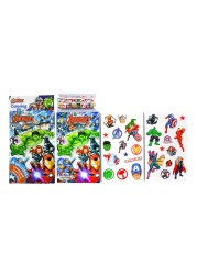 Marvel Avengers Colouring Kit with Colouring Book, 4 Colour Pencils and 2 Sticker Sheets