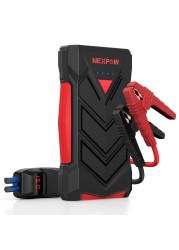 NEXPOW Portable Jump Starter,12V Car Battery Jump Starter Power Pack with USB Quick Charge (Up to 7L Gas or 5.5L Diesel Engine) Battery Booster with Built-in LED Light